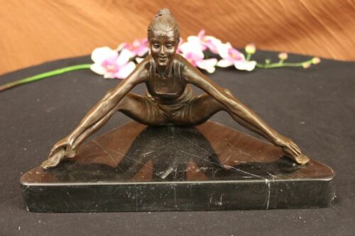 Handcrafted bronze sculpture SALE Contemporary , Pure Gymnast, Female Abstract