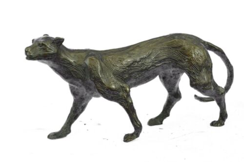 Mountain Lion Cougar Bronze Figurine Sculpture 4