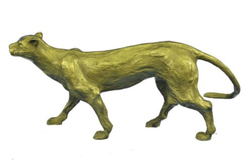 Mountain Lion Cougar Bronze Figurine Sculpture 4