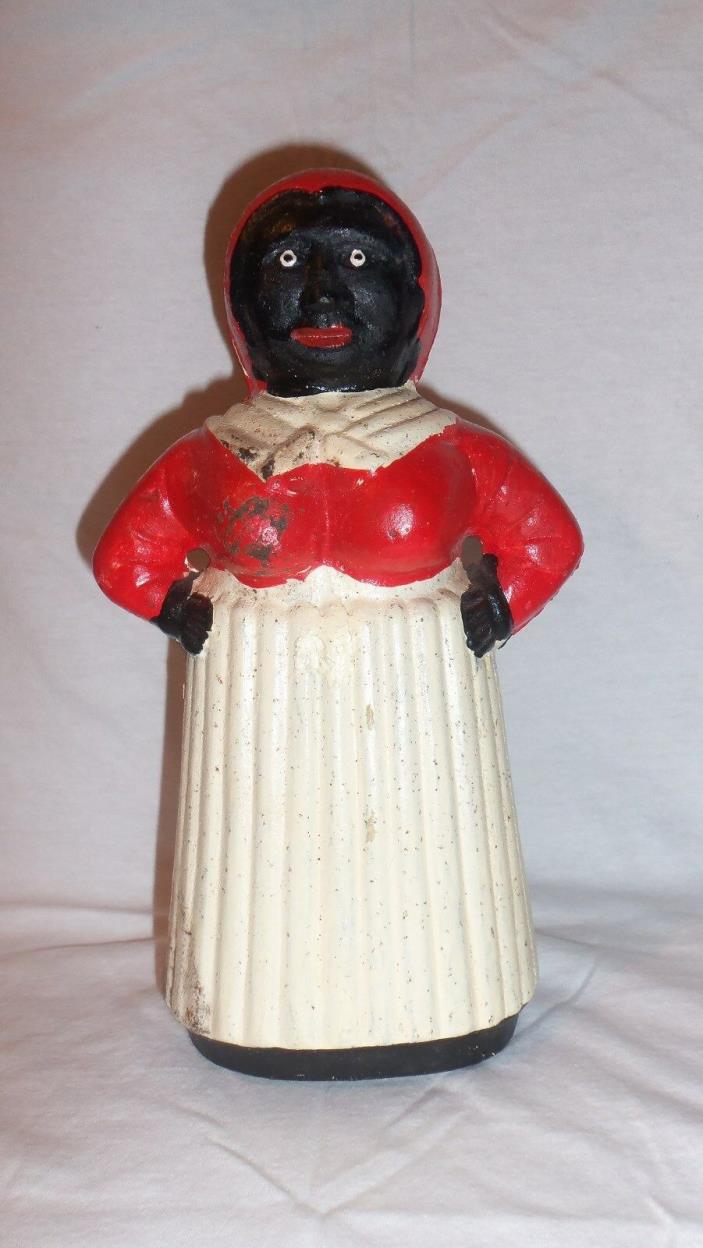 Aunt Jemima vintage cast iron bank or doorstop