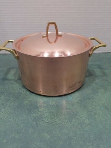 Vintage  3 qt. Copper/Stainless Paul Revere 1801 Signature Edition with Lid