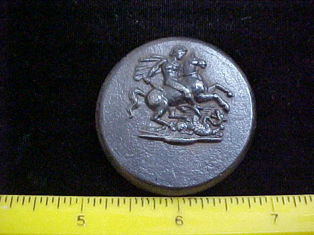 Estate Antique Unique Die Hub British Gold Sovereign Janvier Master Iron Model