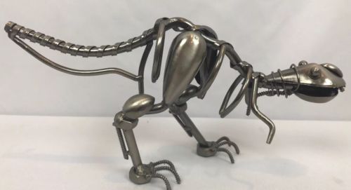 TREX Dinosaur Modern Sculpture Screws Nuts Bolts