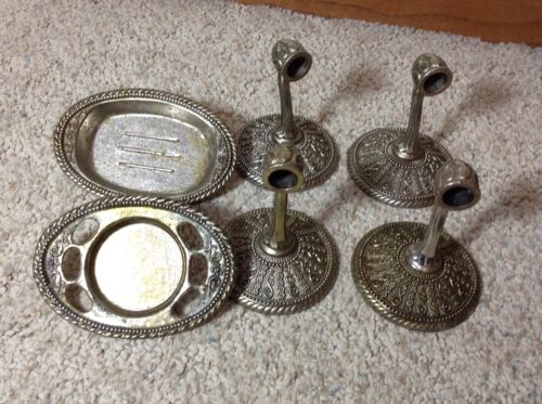 1968 American Tack & Hardware D2404 Toothbrush, Soap Dish & Holders - 6 Pcs