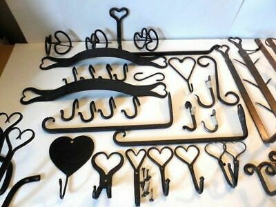 Forged Iron Fixtures w Heart Motif - Made USA* - Neat!