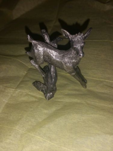 Ricker Pewter Buck Deer Figurine 2