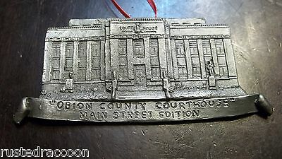 Cordsen Cast Pewter Sculpture FINE PEWTER 1995 OBION COUNTY TENNESSEE COURTHOUSE