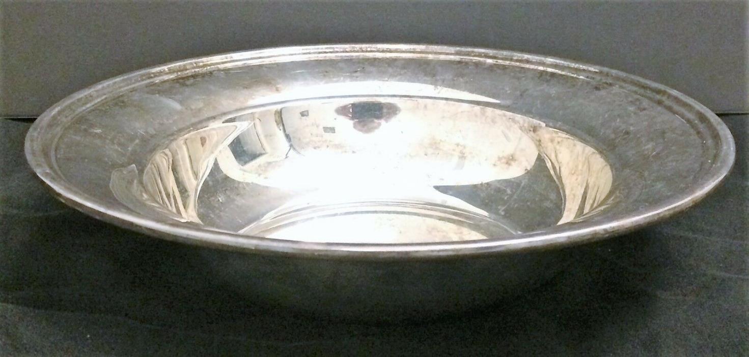 Vintage Reed & Barton 1207 Candy/Nut/Bonbon Metal Round Dish Bowl