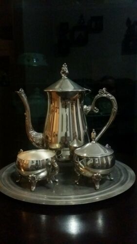 Silver Plated set of four for tea, made in China