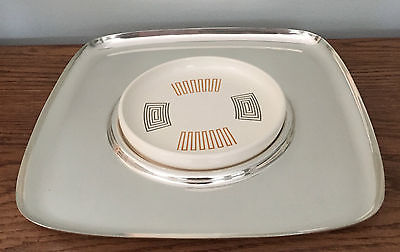 Mid Century ~ Serving Platter ~ Tray ~ W&S Blackinton ~ Silver Plated ~ Rare