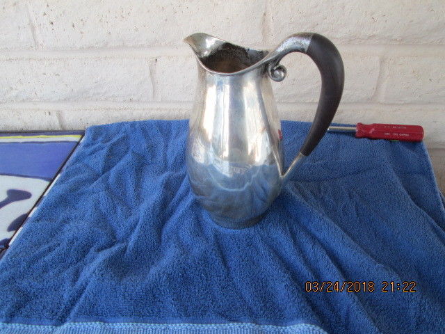 Tango Aceves 9.25 Water Pitcher With Rose Wood Handle