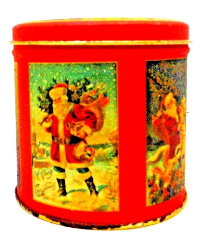 Collectible Vintage Christmas Tin Can Chein Industries Inc.