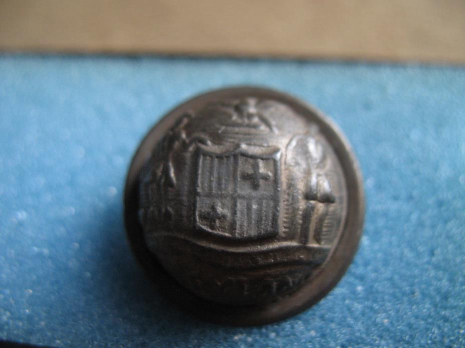 Civil War Confederate Maryland State seal button