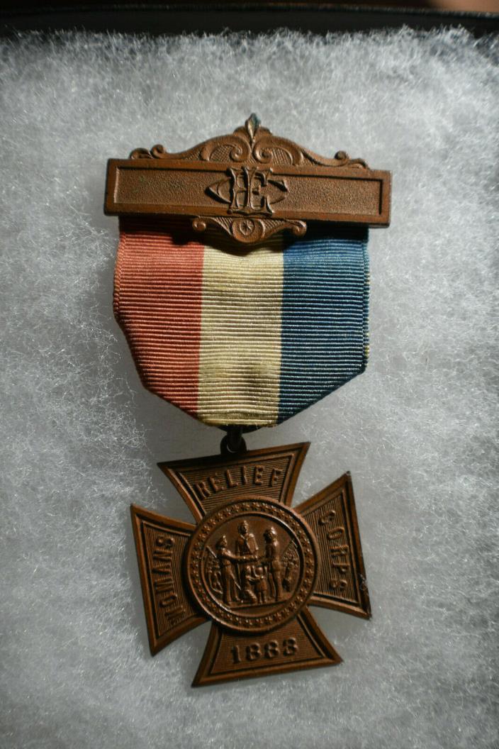 1883 Womens Relief Corp Medal  Grand Army of the Republic