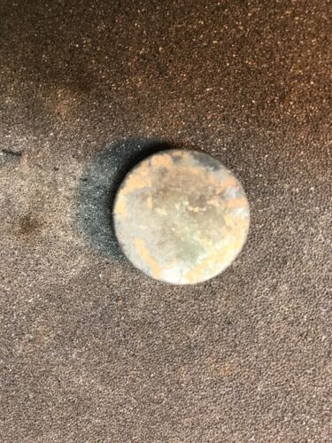 Civil War Zinc Flat Button Must See Relic