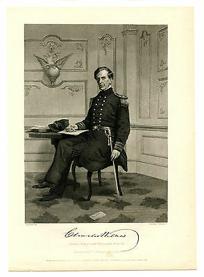 CHARLES WILKES, Union Navy Civil War/Trent Affair/Polar Explorer, Original Print