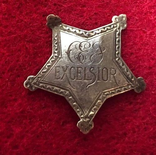 Rare Rare Rare Marshall Officer Civil War Badge Must See White Gold Relic