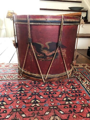 ORIGINAL CIVIL WAR  EAGLE DRUM Provenance Dehart A Dentist In An Ohio Regiment.