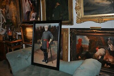 Monumental  Museum Quality  General Robert E. Lee   Oil Painting