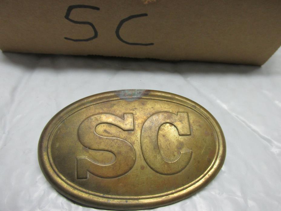 [SC]  reproduction light weighted civil war South Carolina  box plate