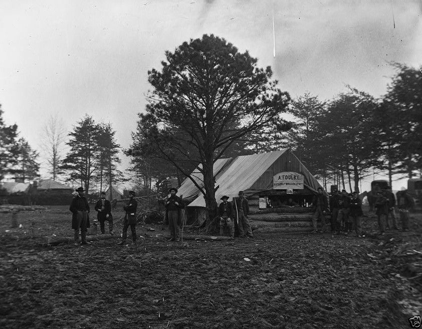1st Brigade Horse Artillery Sutler Brandy Station New 8x10 US Civil War Photo