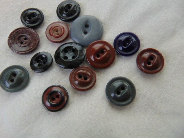 Re-enactors China Buttons Assortment