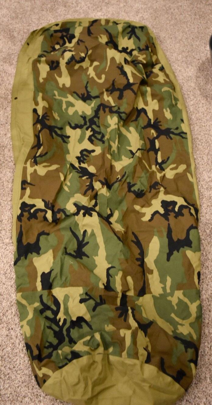ARMY SLEEPING SYSTEM BIVY COVER WOODLAND CAMOUFLAGE GORE TEX