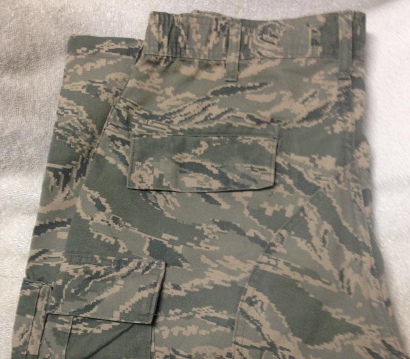 USAF ABU Man's Utility Trousers, Digital Tiger, Size 34R, NSN 8415-01-536-3855