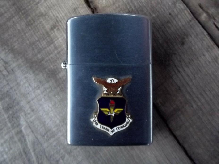 Vintage AIR TRAINING COMMAND ALCO Flip Lighter 3366th School Squadron, Amarillo