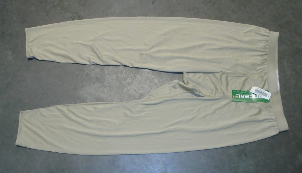 US Military Issue Tan Light Silk Weight ECWCS Cold Weather Drawers Polartec XLR