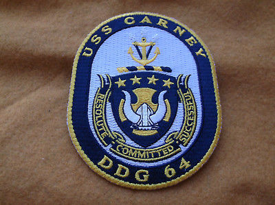 USS CARNEY DDG-64 SHIP PATCH