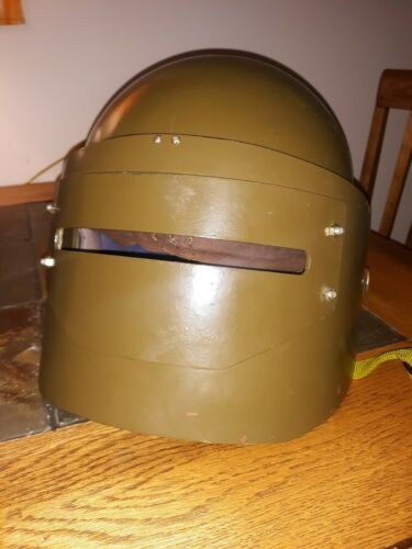 Maska-1SCH SCH Russian Military Bulletproof Helmet Blue Leather ORIGINAL