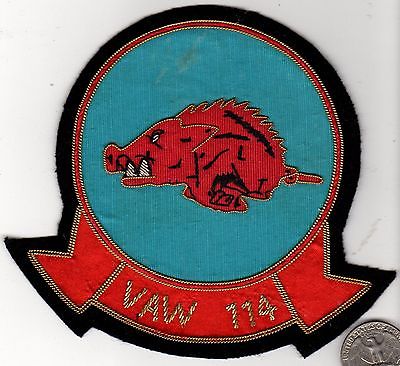 Quality Fighter Wing Squadron Patch Navy Marine Corps VAW 114 Razorback Hog Boar