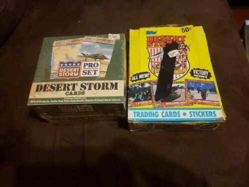 1991 PRO SET DESERT STORM Trading Cards Factory Sealed Box 36 Pack/Box Military
