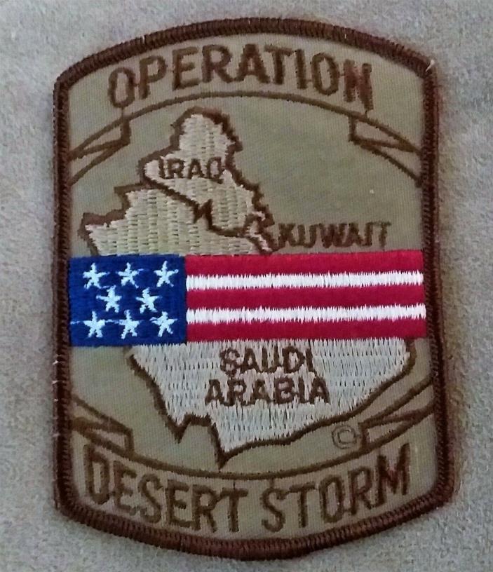 USA -- OPERATION DESERT STORM -- IRAQ / KUWAIT / SAUDI ARABIA Patch!