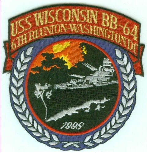 USS Wisconsin BB-64 6th Reunion 1998 Washington DC  USN