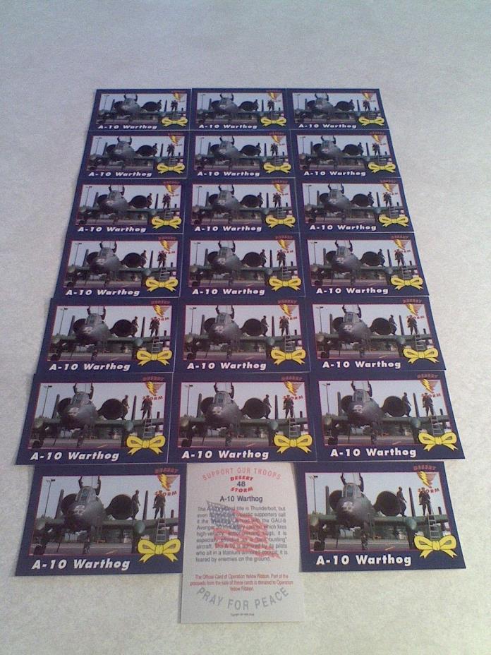 *****A-10 Warthog*****  Lot of 21 cards