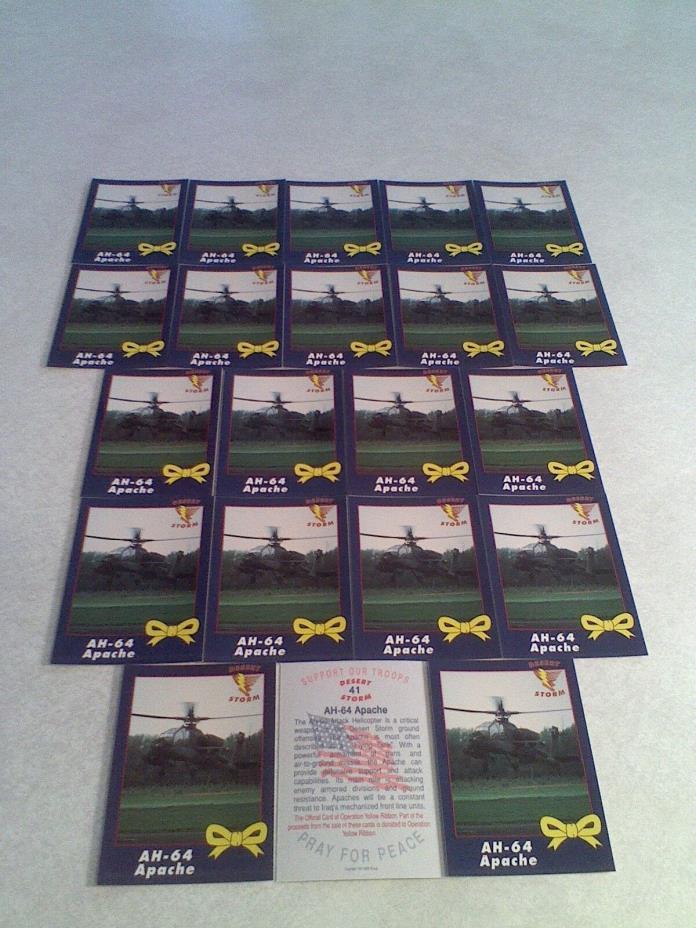 *****AH-64 Apache*****  Lot of 21 cards