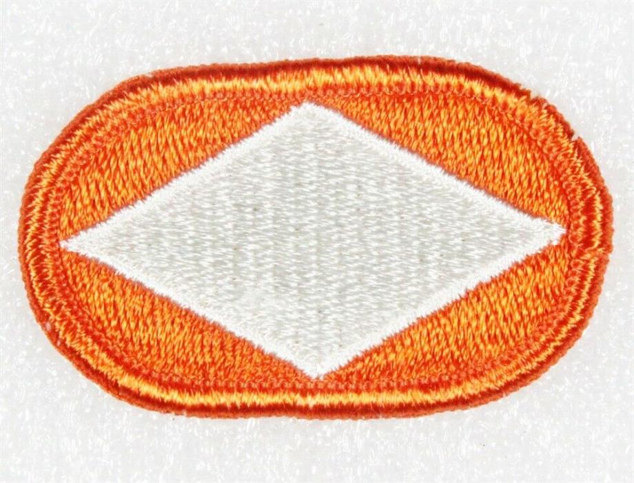 Army Airborne Oval Patch: 50th Signal Battalion - merrowed edge