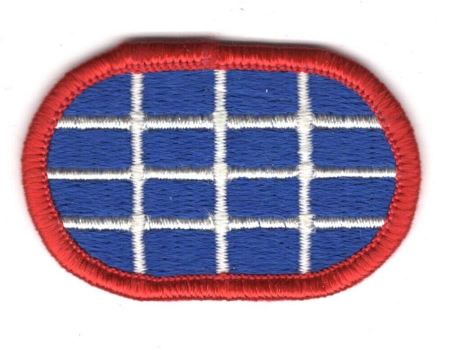 Army Airborne Oval Patch: 10th Military Police Detachment - merrowed edge