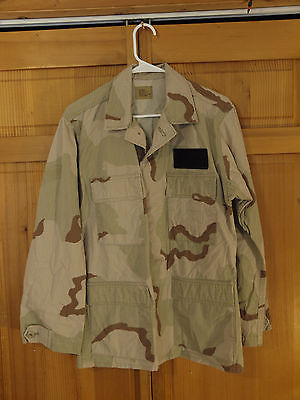 US Modified DCU Three Color Desert Camo BDU Jacket, Size Small Regular
