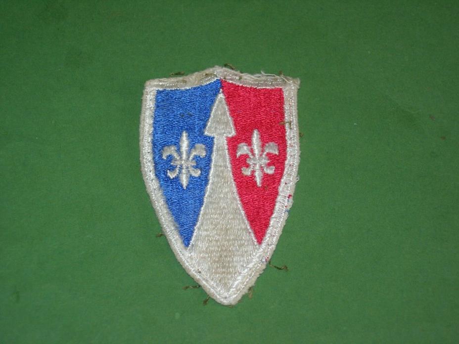 US ARMY COMZ EUROPE ARMY COMMUNICATIONS ZONE EUROPE 1950's PATCH  USED