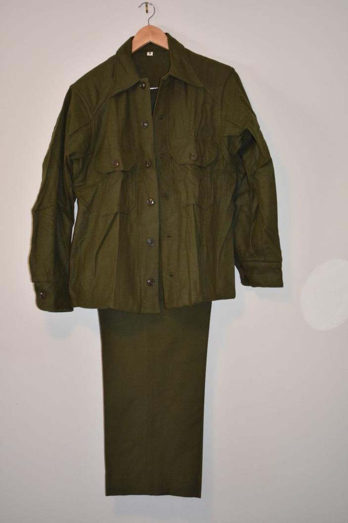 Original U.S. Korean War Battle Dress OD Shirt & M-51 Pants Size Medium/Regular