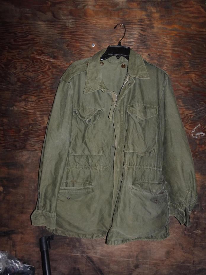 Military M-1951 Field Jacket Shell Coat US Army 50s Dated June 1953 Cold Korea