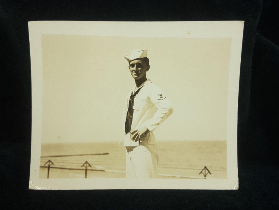 KOREAN WAR TOM STEPHEN SAILOR DRESS WHITES PHOTOGRAPH