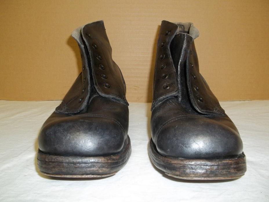 KOREA WAR 100% ORIGINAL AUSTRALIA 1953 GOVERNMENT ISSUE ANKLE BOOTS