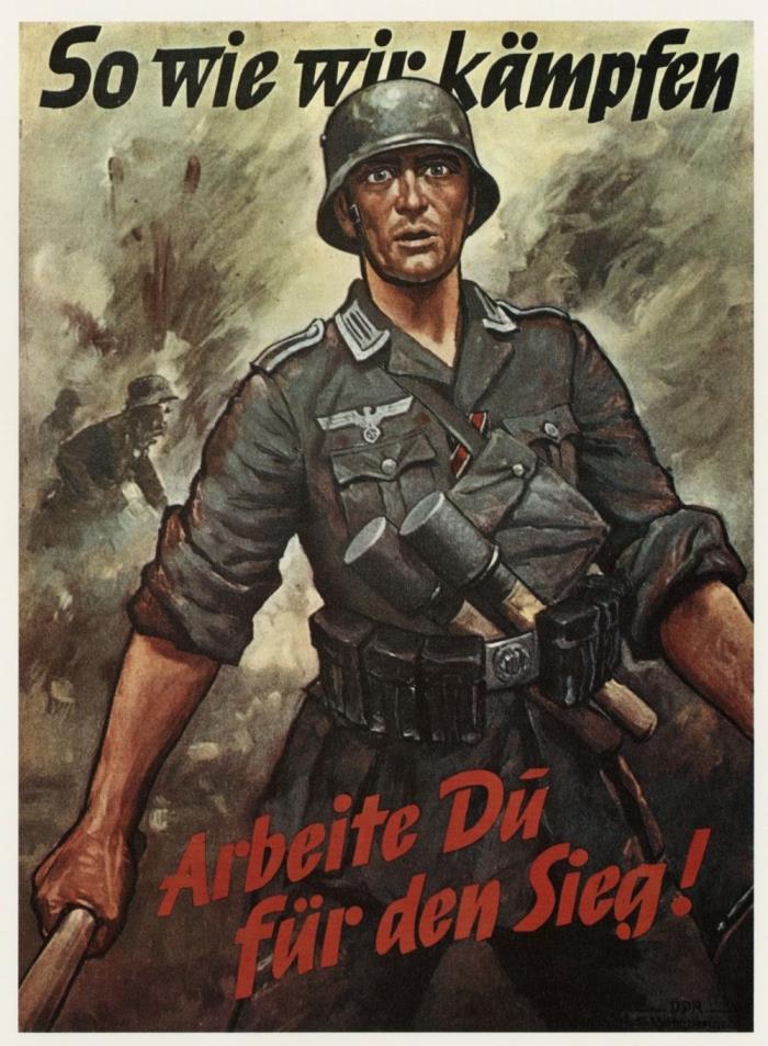 As we fight; You Work for the Victory! German World War II Mini Poster (1982)