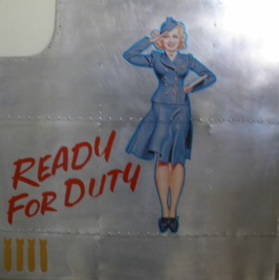 NOSE ART PANEL- Repro B-17 & other WW II Aviation U.S. Army Air Corps  NAP-0103