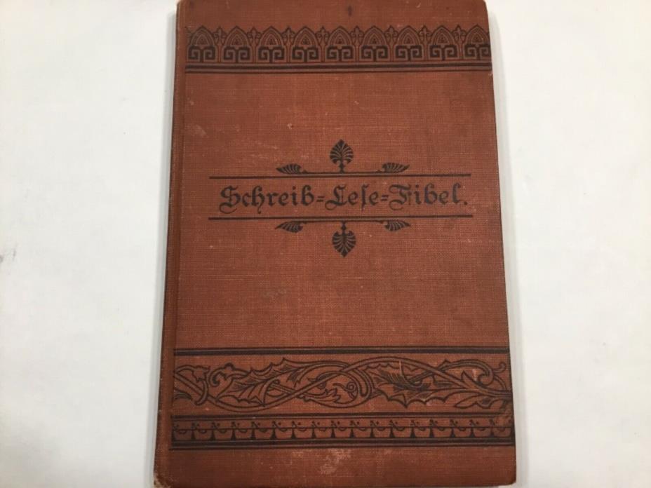 Vintage German primer book 1885 by Rev. R. Wobus
