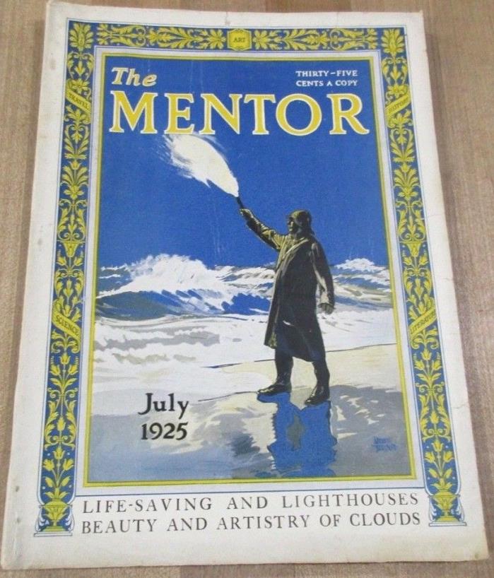 July 1925 The Mentor Booklet Lighthouses and Clouds